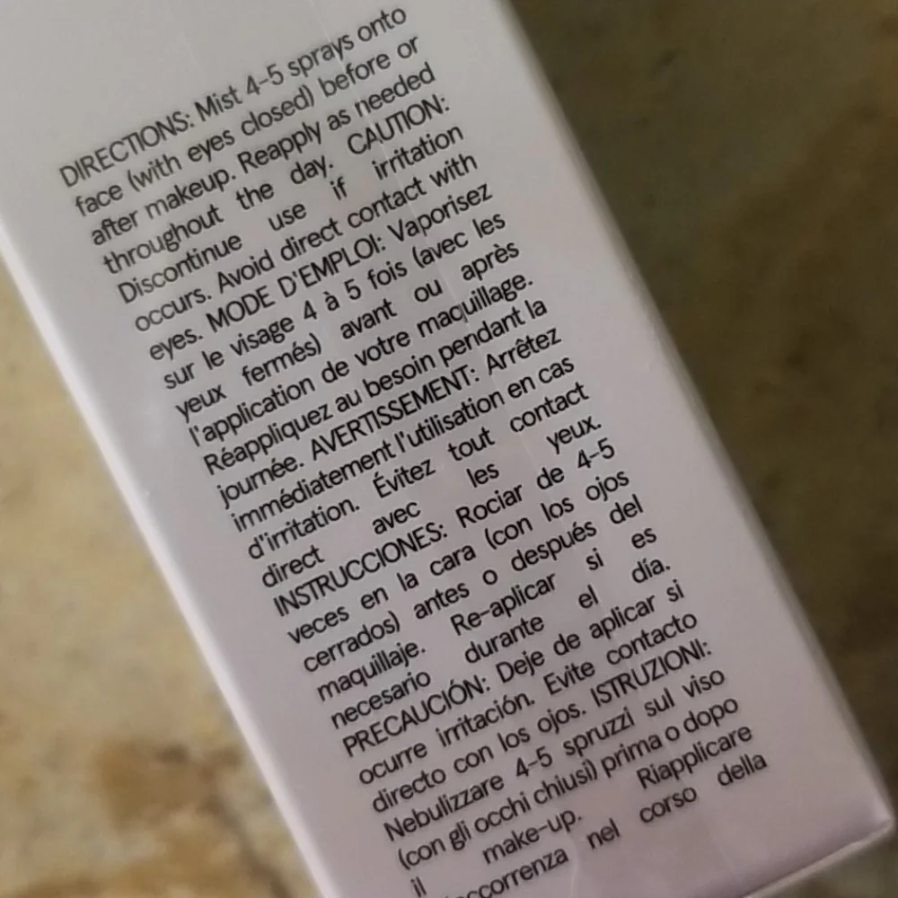 4/25 bundle item. Grace & Stella Facial Mist